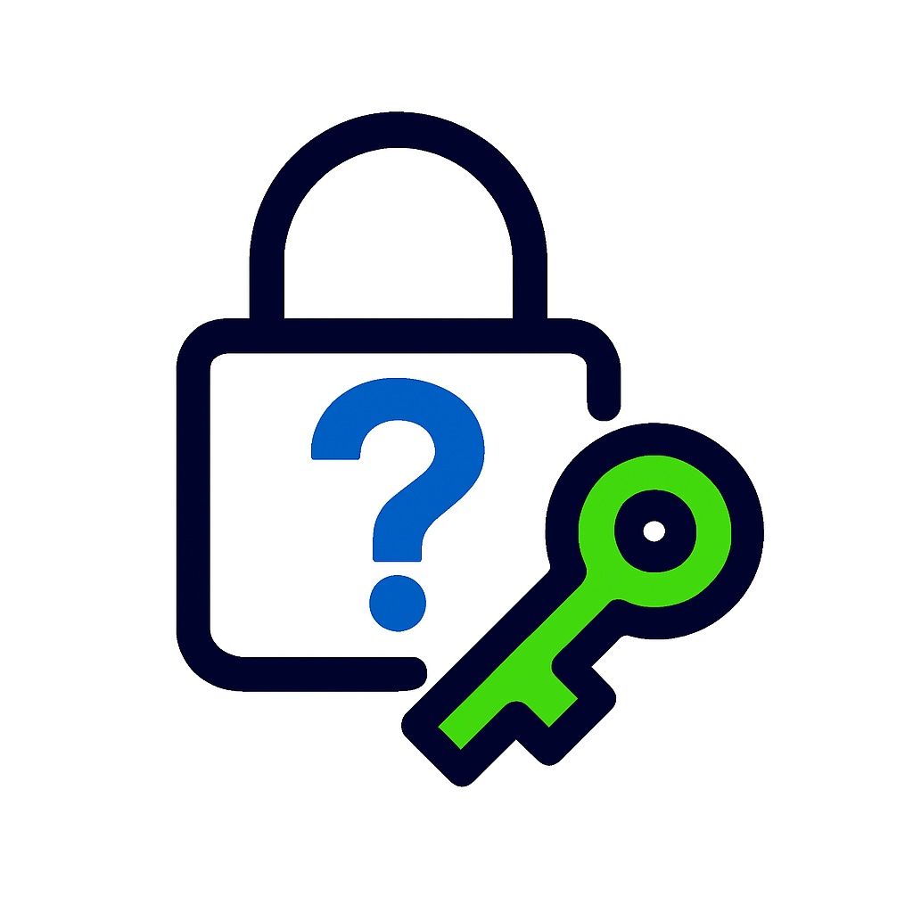 Mot de passe oublié icône